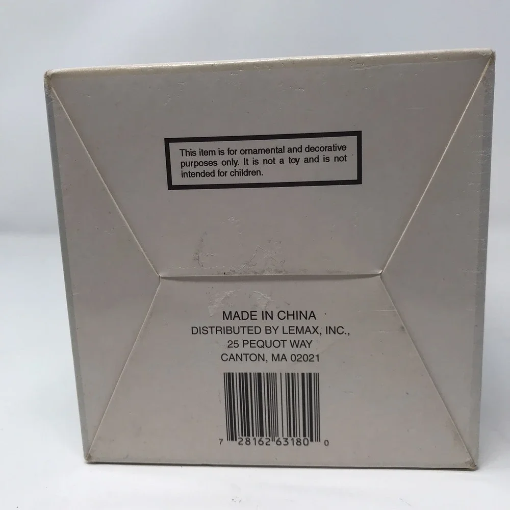 VTG‎ 1996 LEMAX Village Collection Porcelain Victorian Gazebo Box No light Cord